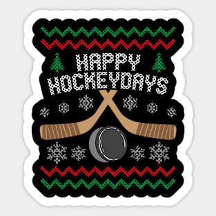 HapHockey Days Ugly Sticker